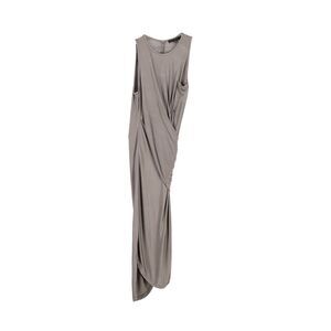Alexander Wang Asymmetric Midi Dress in Green Rayon